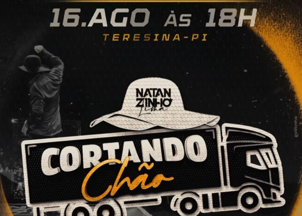 Natanzinho Lima fará a primeira parada do projeto ‘Cortando o Chão’ em Teresina