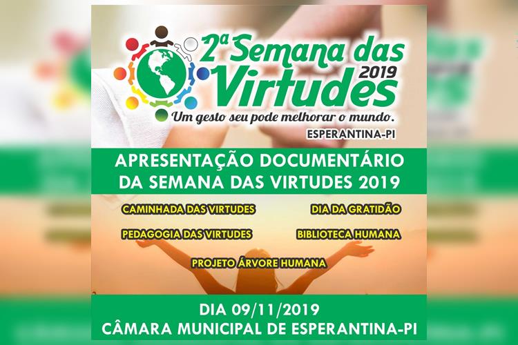 SEMANA DAS VIRTUDES