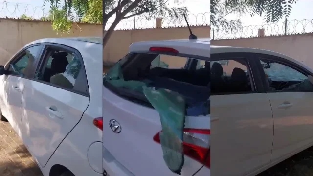 carro destruido